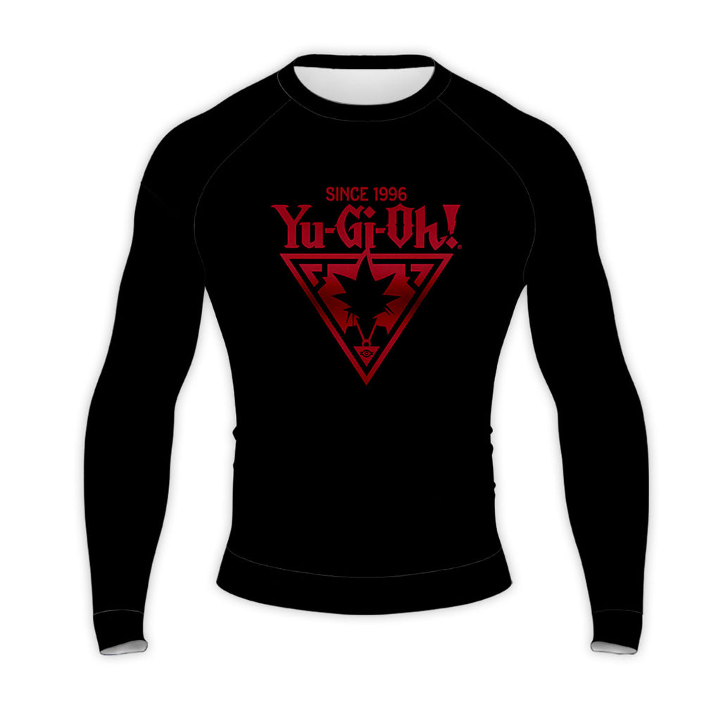Yugioh Red Black Emblem Glowing With Dark Aura Anime Apparel