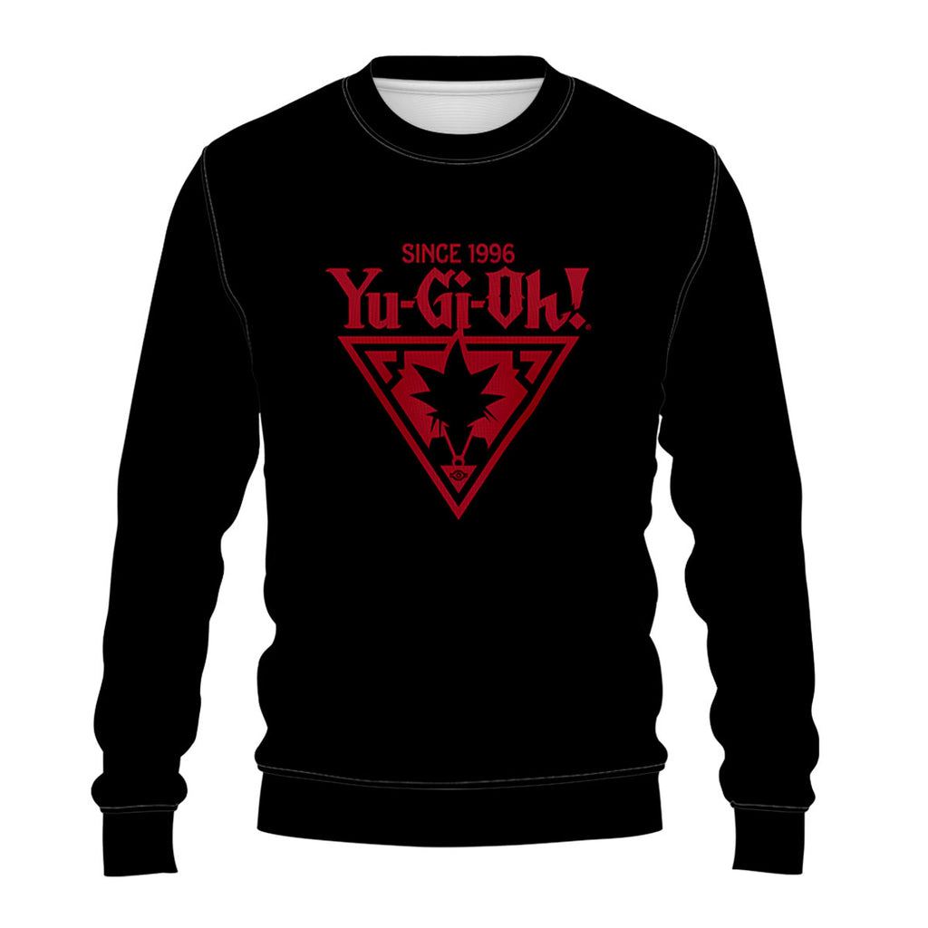 Yugioh Red Black Emblem Glowing With Dark Aura Anime Apparel