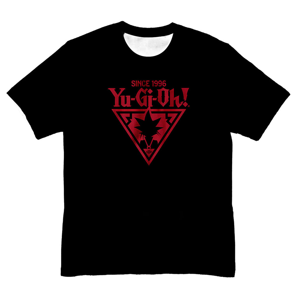 Yugioh Red Black Emblem Glowing With Dark Aura Anime Apparel
