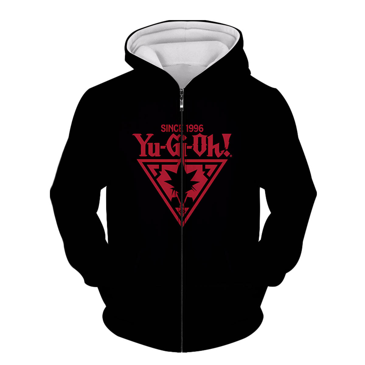 Yugioh Red Black Emblem Glowing With Dark Aura Anime Apparel