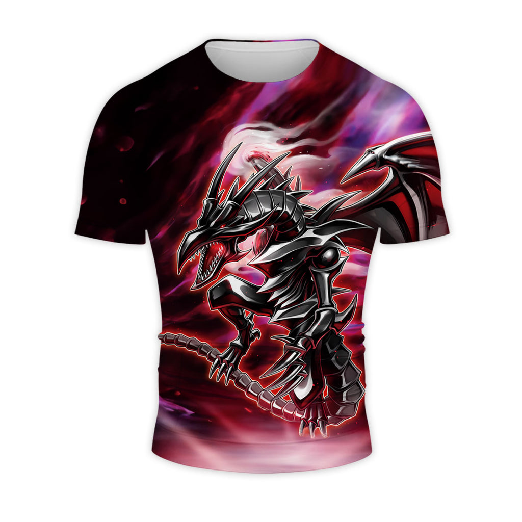 Yugioh Redeyes Black Dragon Dark Red And Purple Anime Apparel