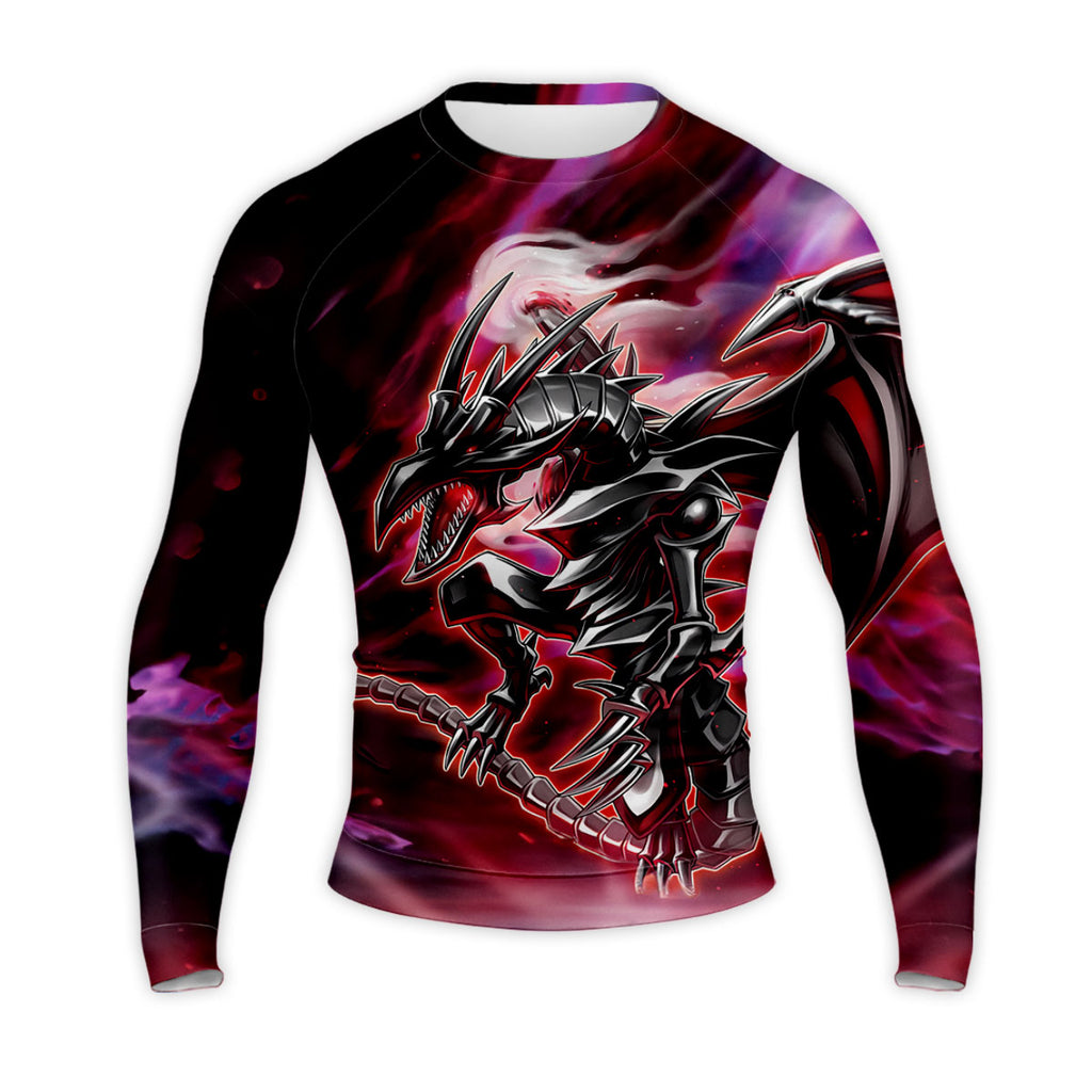 Yugioh Redeyes Black Dragon Dark Red And Purple Anime Apparel