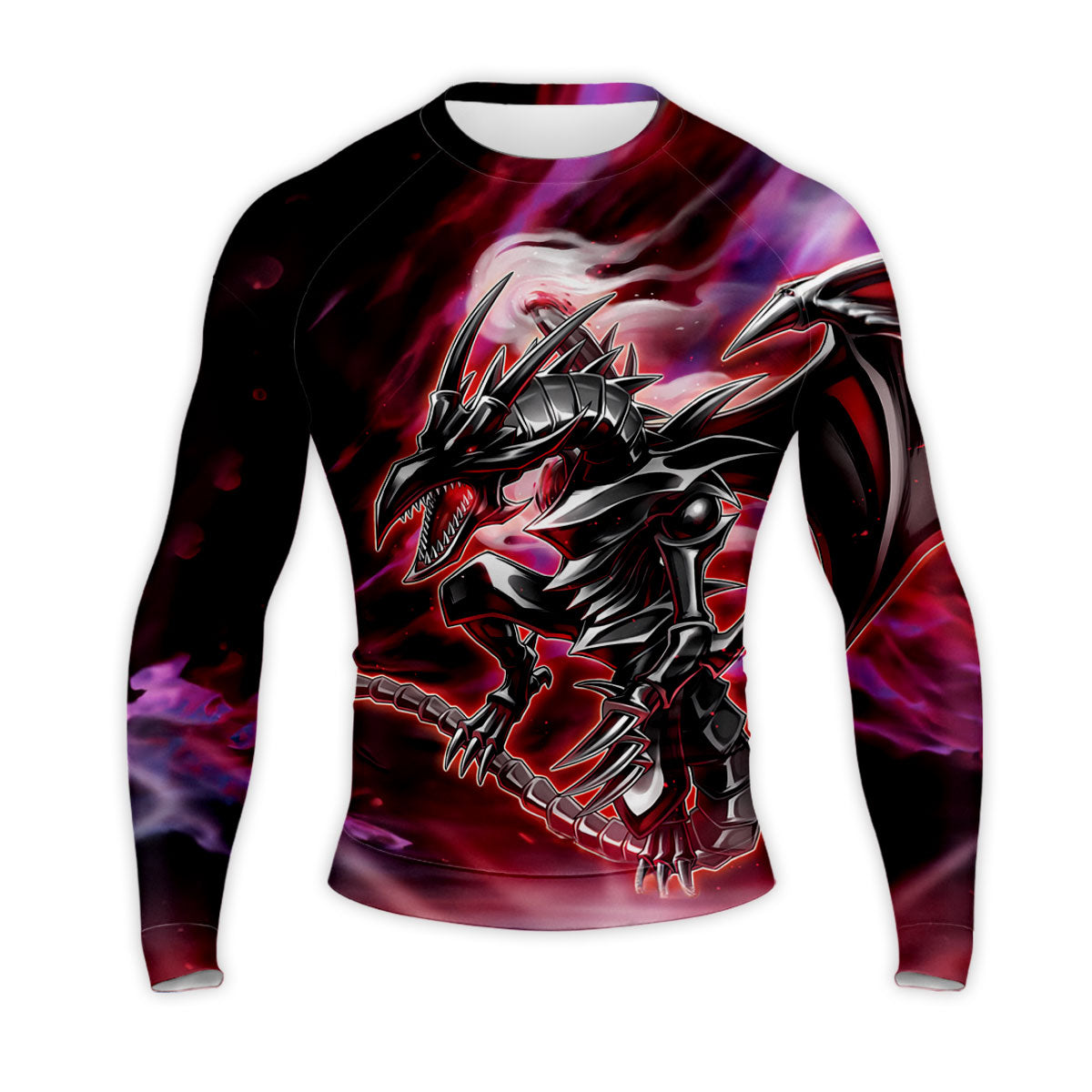 Yugioh Redeyes Black Dragon Dark Red And Purple Anime Apparel