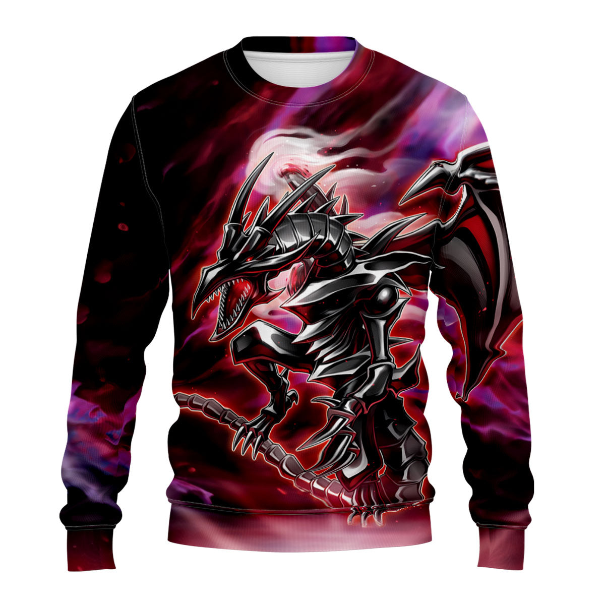 Yugioh Redeyes Black Dragon Dark Red And Purple Anime Apparel
