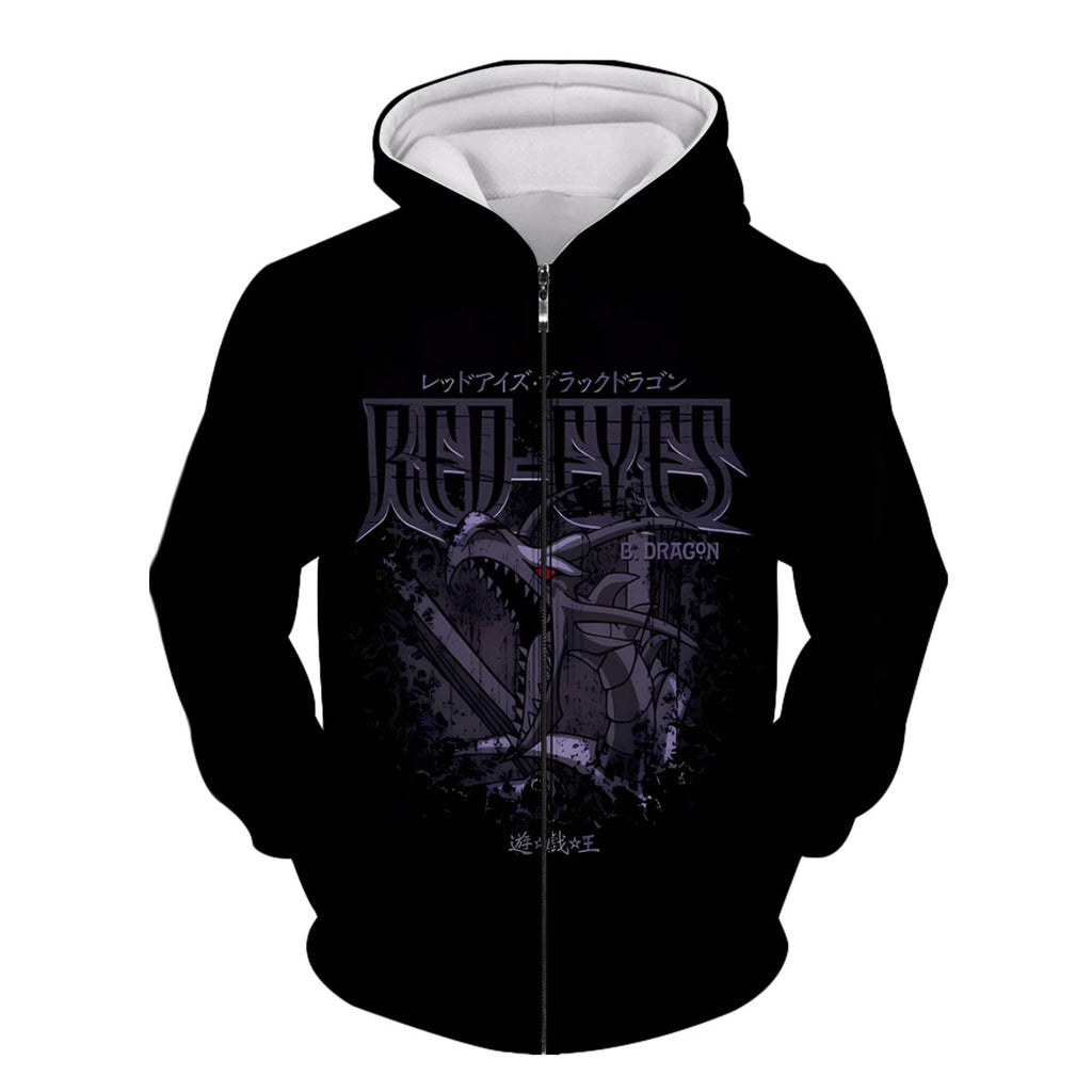 Yugioh Redeyes Black Dragon Darkthemed Design Anime Apparel