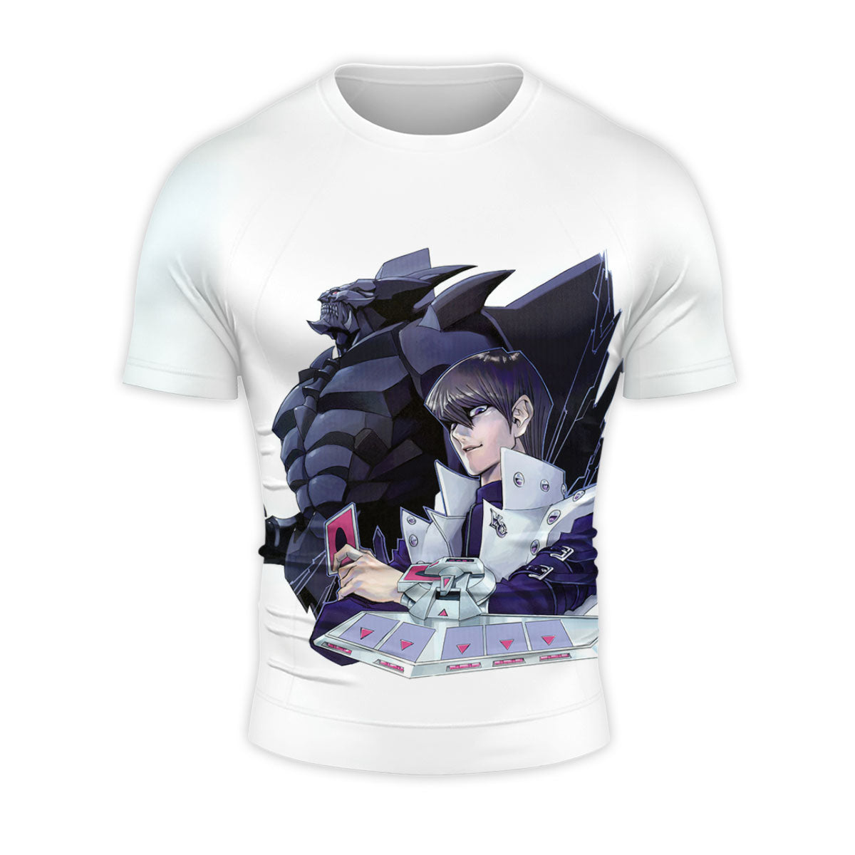 Yugioh Seto Kaiba Holding Obelisk The Tormentor Dark Card Anime Apparel