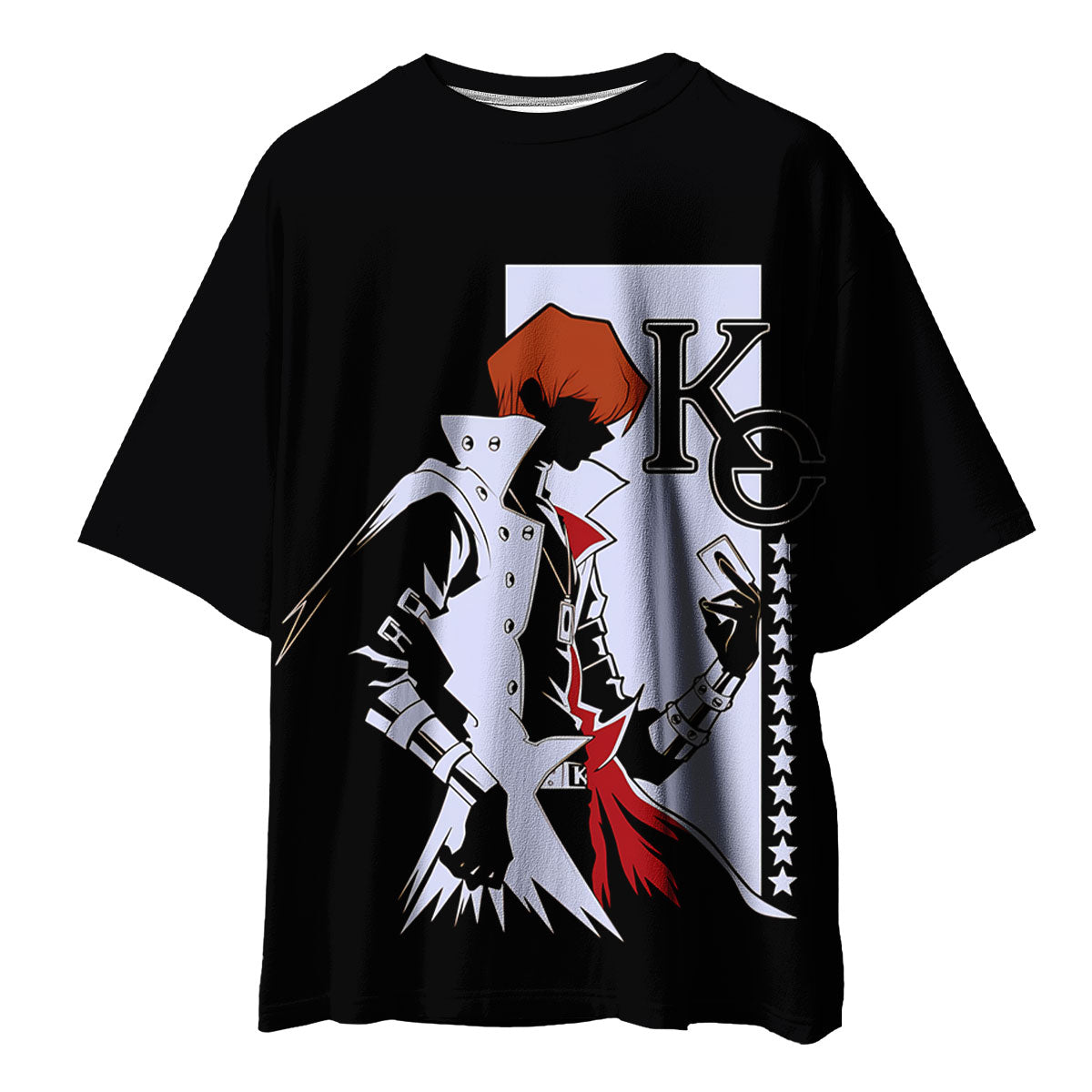 Yugioh Seto Kaiba Red Side Profile Anime Apparel