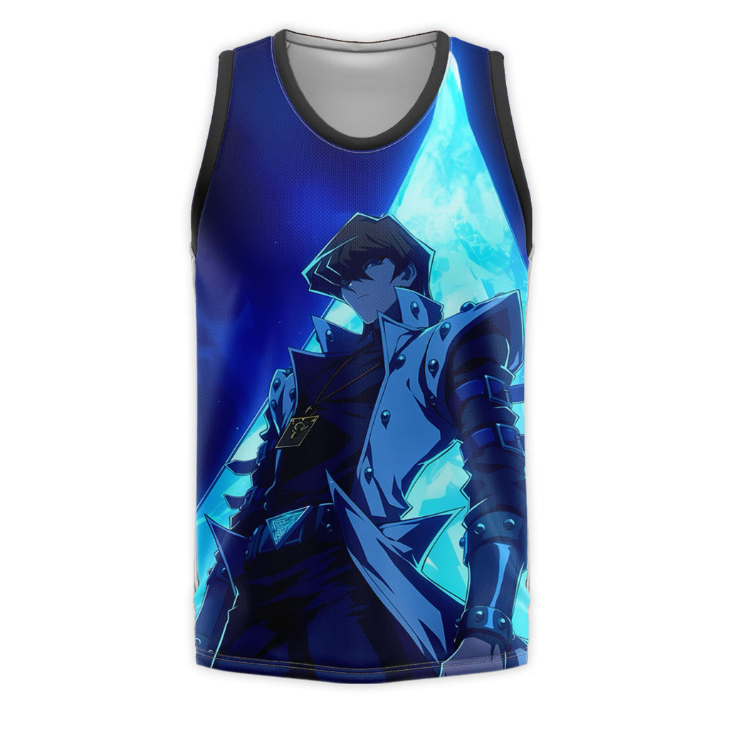 Yugioh Seto Kaiba Standing Inside Blue Crystal Anime Apparel