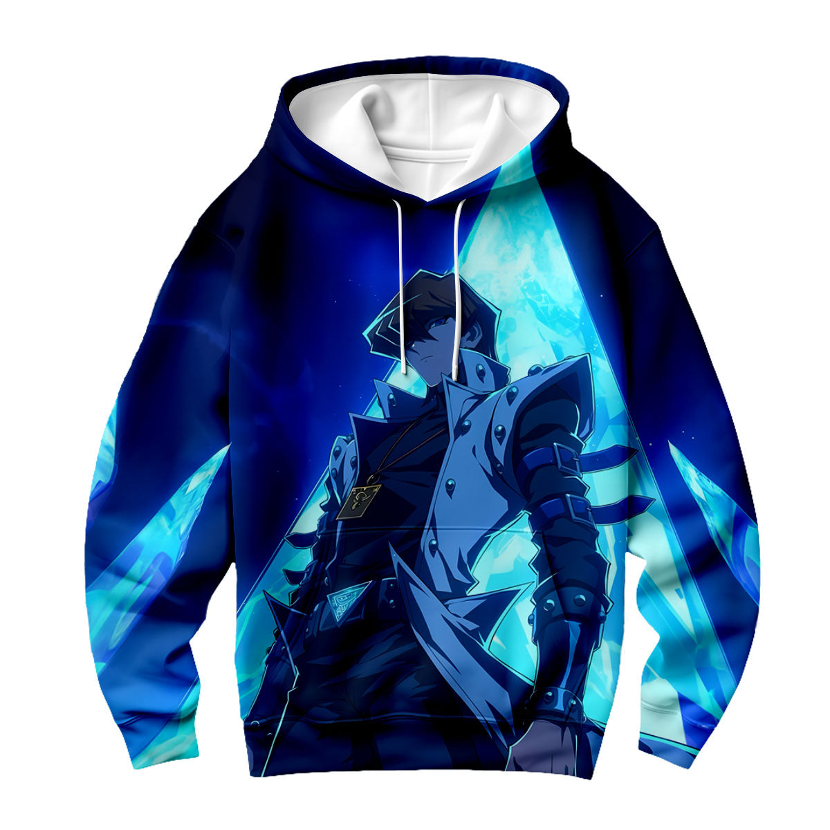 Yugioh Seto Kaiba Standing Inside Blue Crystal Anime Apparel