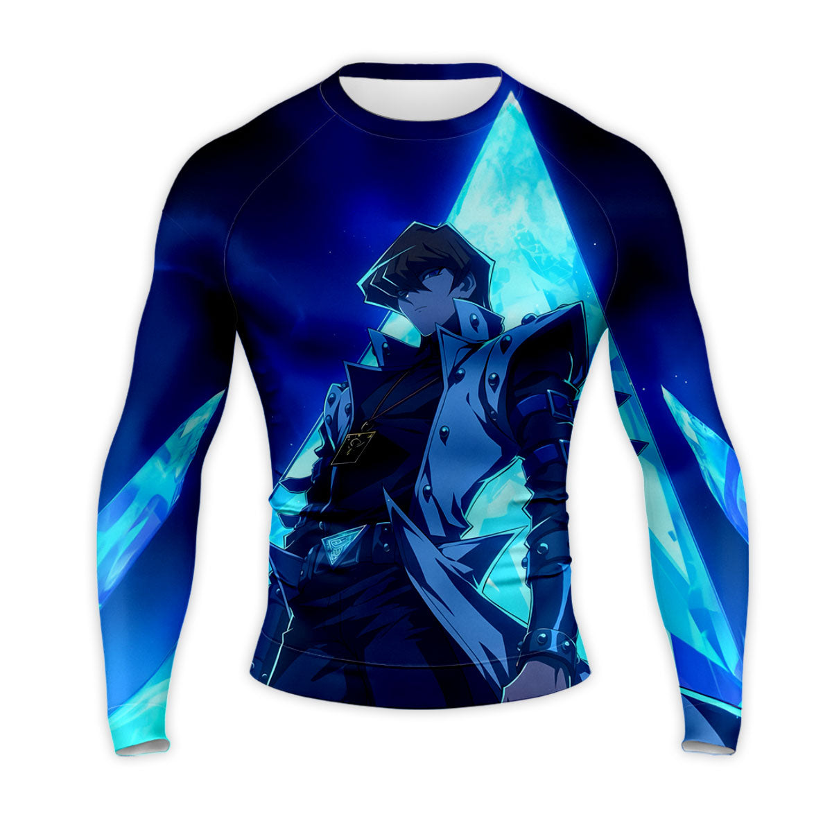 Yugioh Seto Kaiba Standing Inside Blue Crystal Anime Apparel