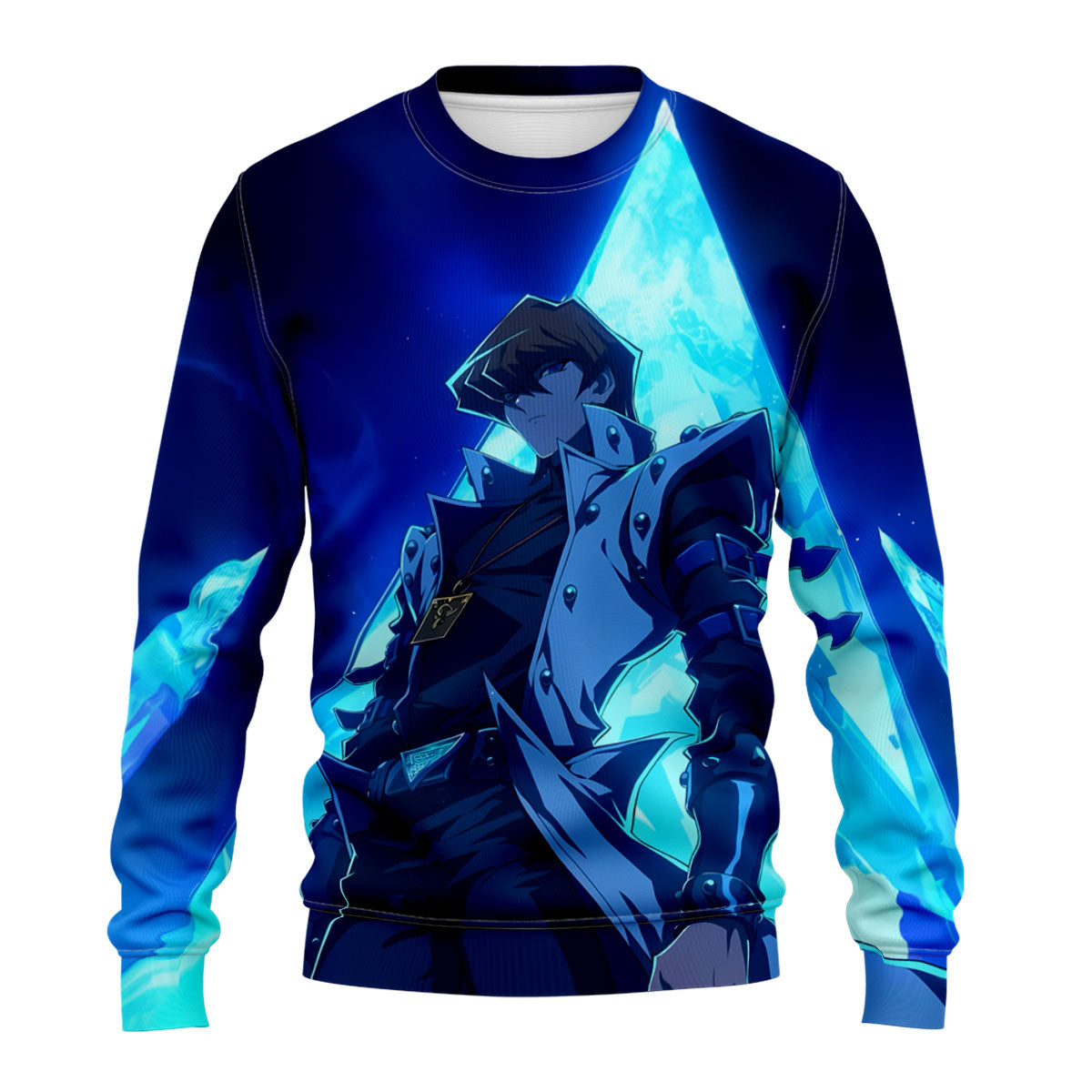 Yugioh Seto Kaiba Standing Inside Blue Crystal Anime Apparel
