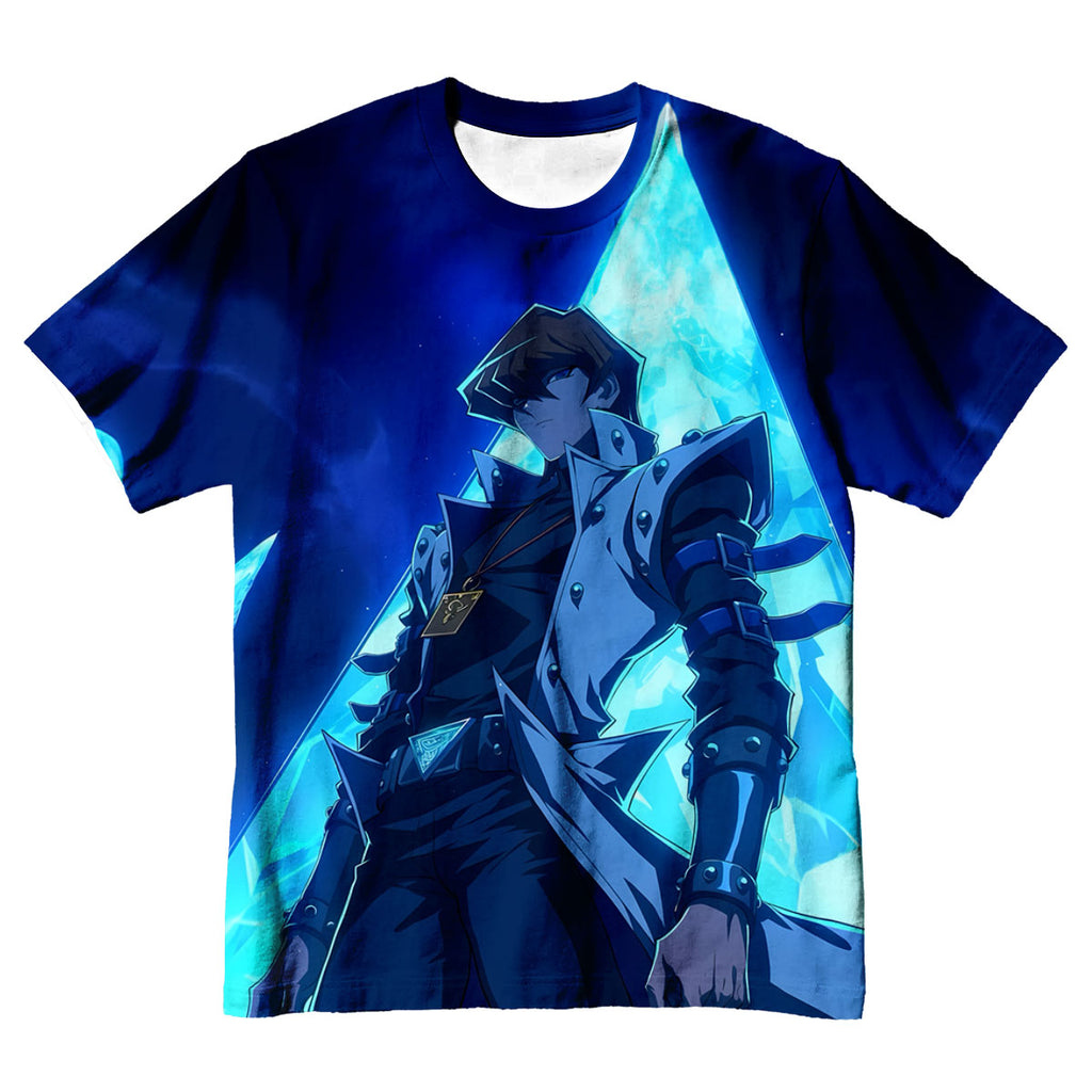Yugioh Seto Kaiba Standing Inside Blue Crystal Anime Apparel