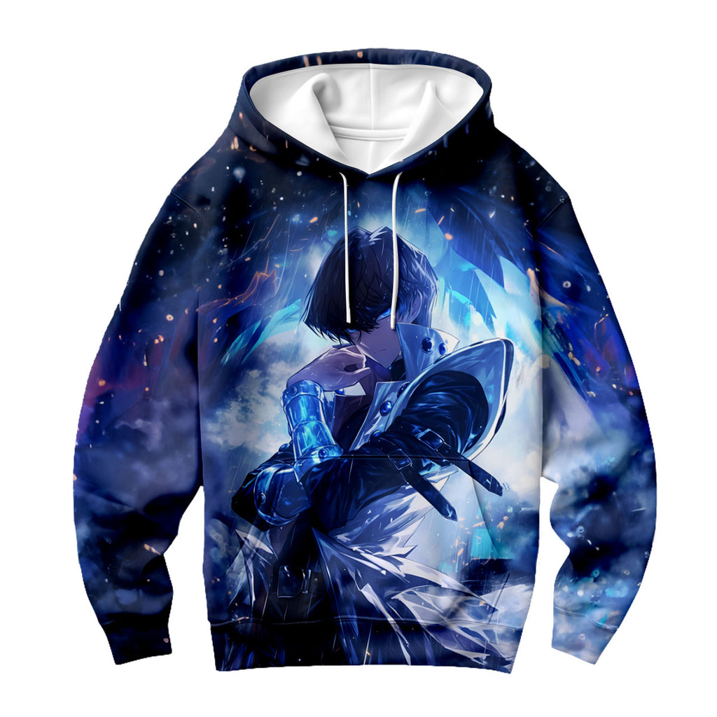 Yugioh Seto Kaiba Surrounded By Blue Glowing Aura Anime Apparel