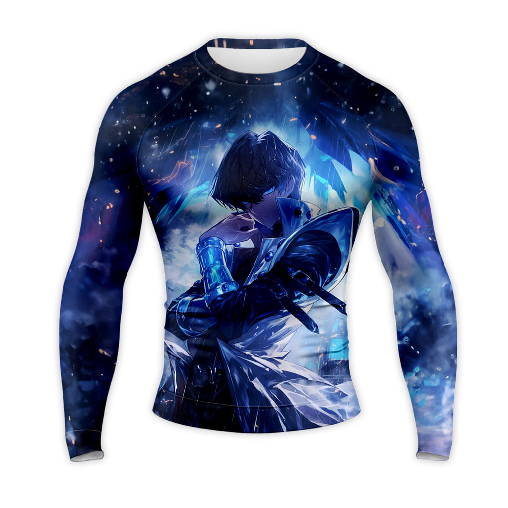 Yugioh Seto Kaiba Surrounded By Blue Glowing Aura Anime Apparel