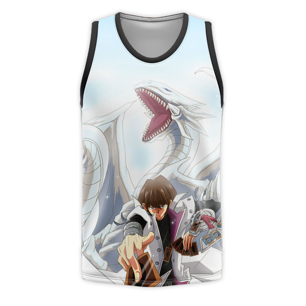 Yugioh Seto Kaiba With Blue Eyes White Dragon_1 Anime Apparel