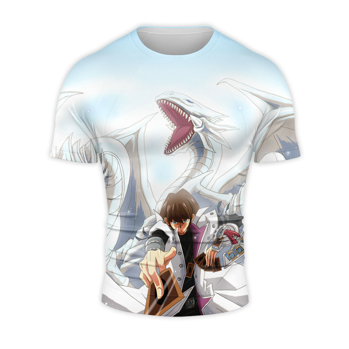 Yugioh Seto Kaiba With Blue Eyes White Dragon_1 Anime Apparel