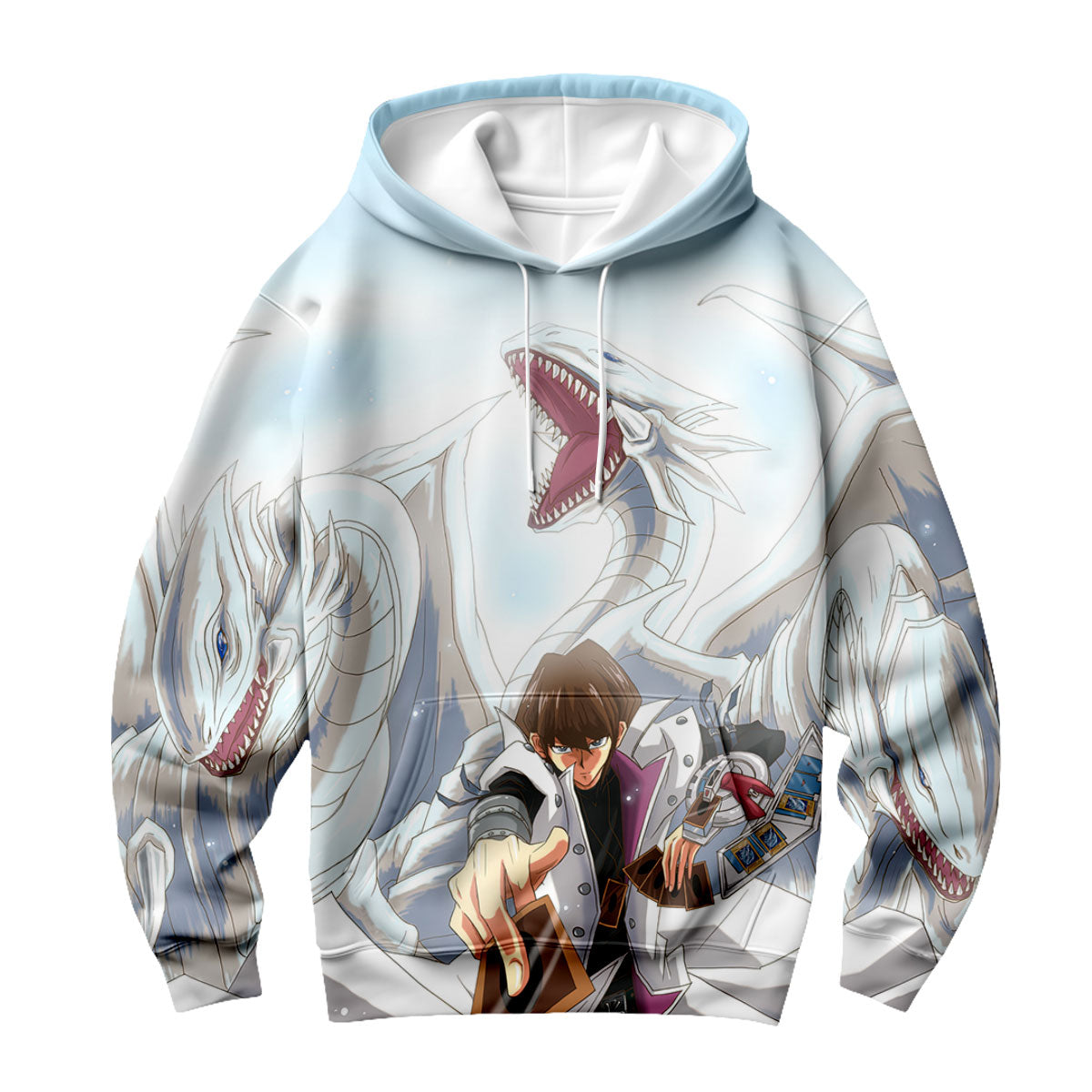Yugioh Seto Kaiba With Blue Eyes White Dragon_1 Anime Apparel