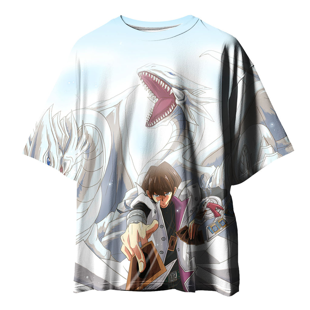 Yugioh Seto Kaiba With Blue Eyes White Dragon_1 Anime Apparel