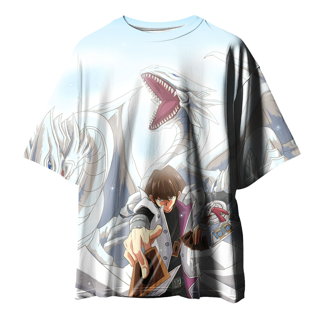 Yugioh Seto Kaiba With Blue Eyes White Dragon_1 Anime Apparel