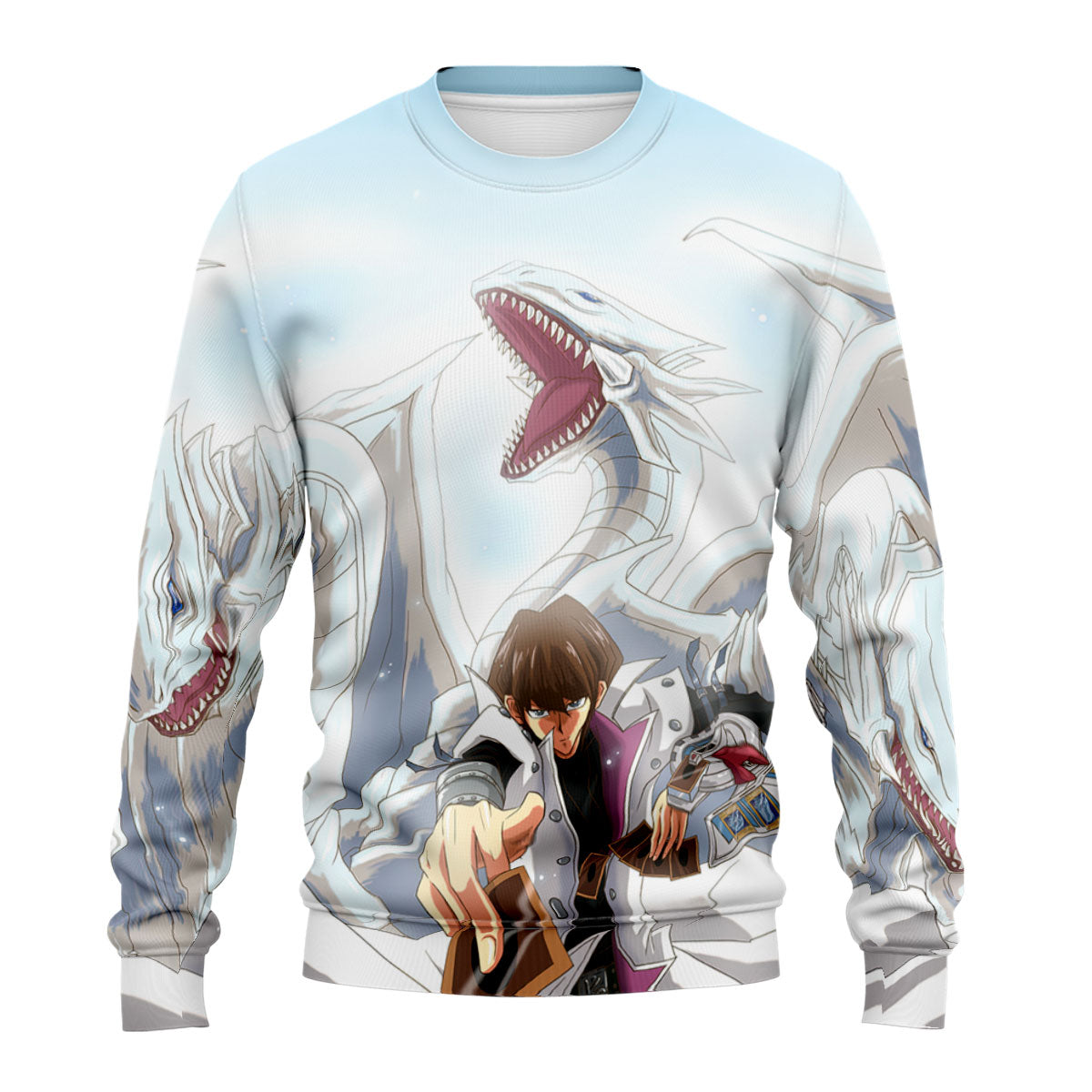 Yugioh Seto Kaiba With Blue Eyes White Dragon_1 Anime Apparel