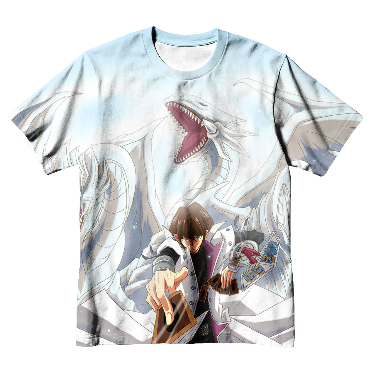 Yugioh Seto Kaiba With Blue Eyes White Dragon_1 Anime Apparel