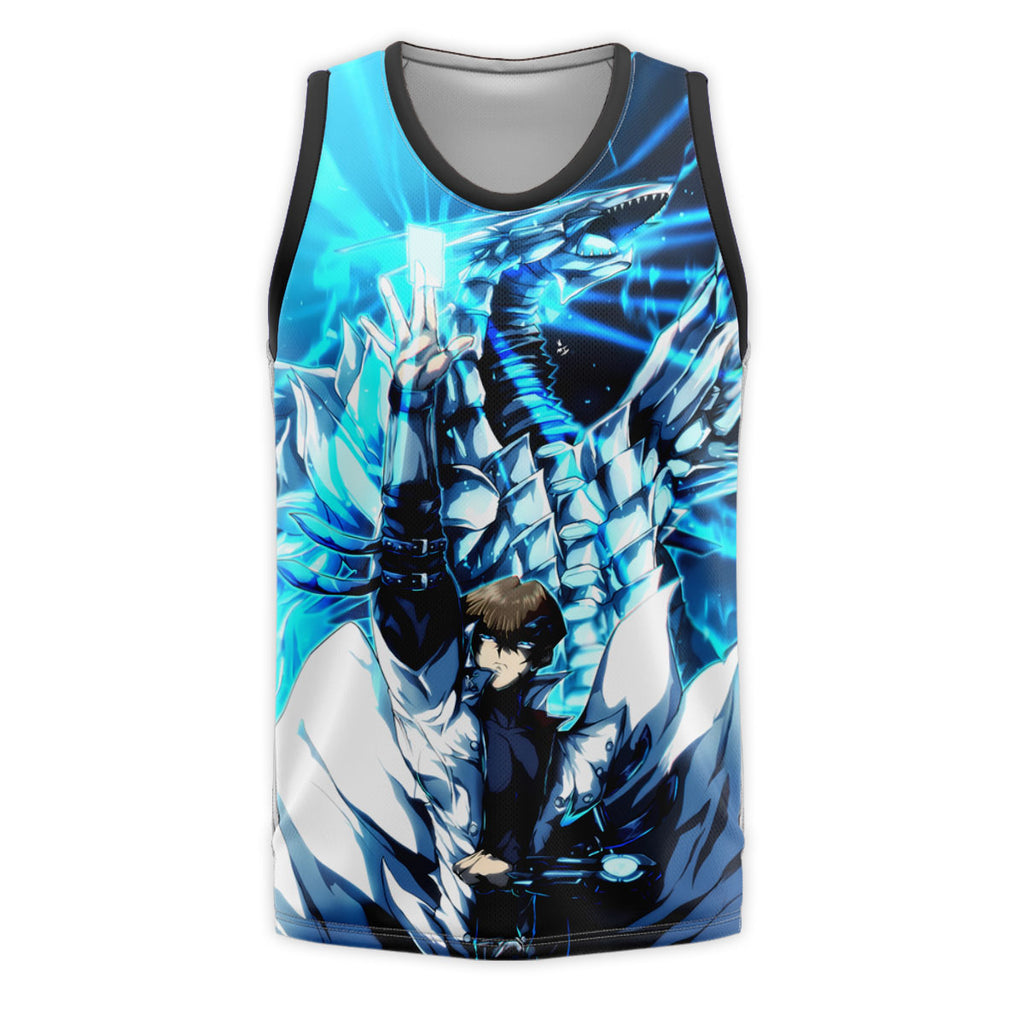 Yugioh Seto Kaiba With Blue Eyes White Dragon Anime Apparel