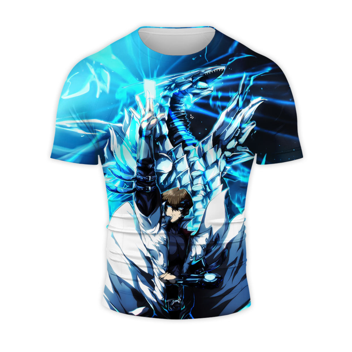 Yugioh Seto Kaiba With Blue Eyes White Dragon Anime Apparel