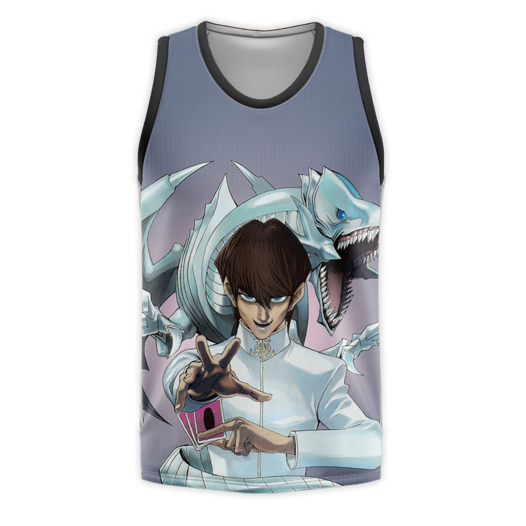 Yugioh Seto Kaiba With Blueeyes White Dragon_1 Anime Apparel