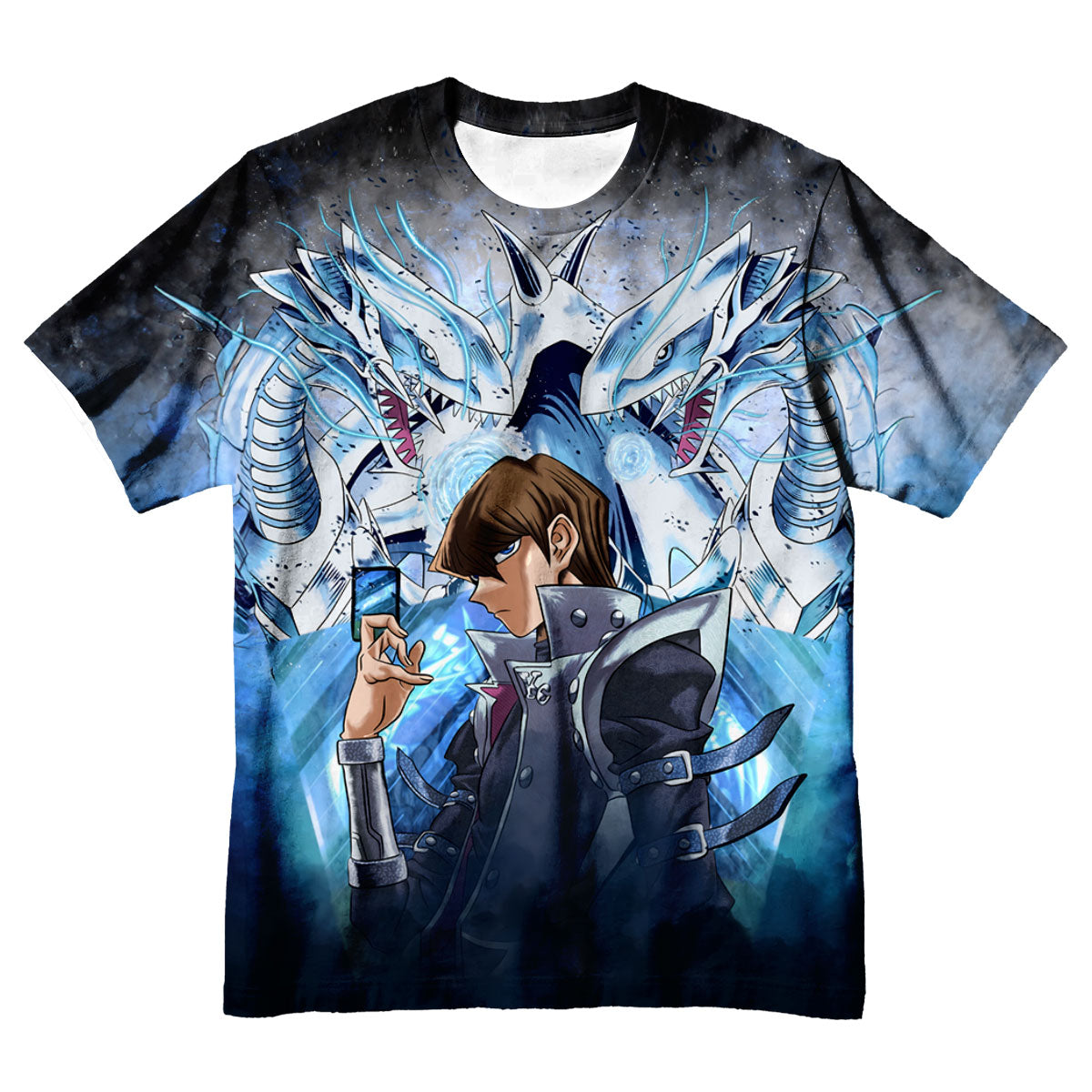 Yugioh Seto Kaiba With Blueeyes White Dragon Anime Apparel