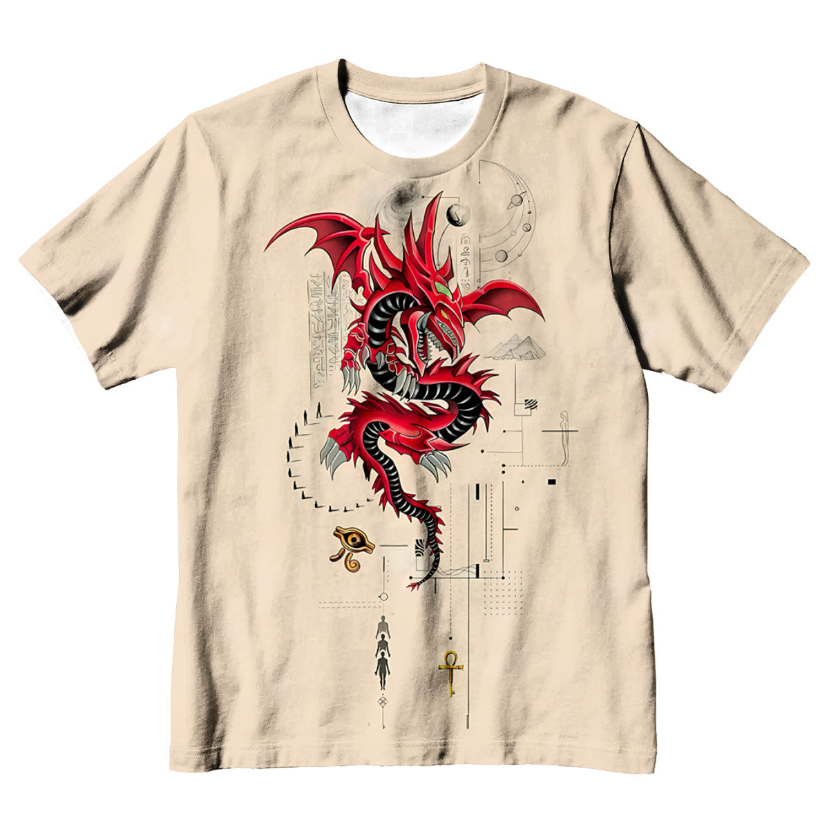 Yugioh Slifer The Sky Dragon Card Symbol Anime Apparel