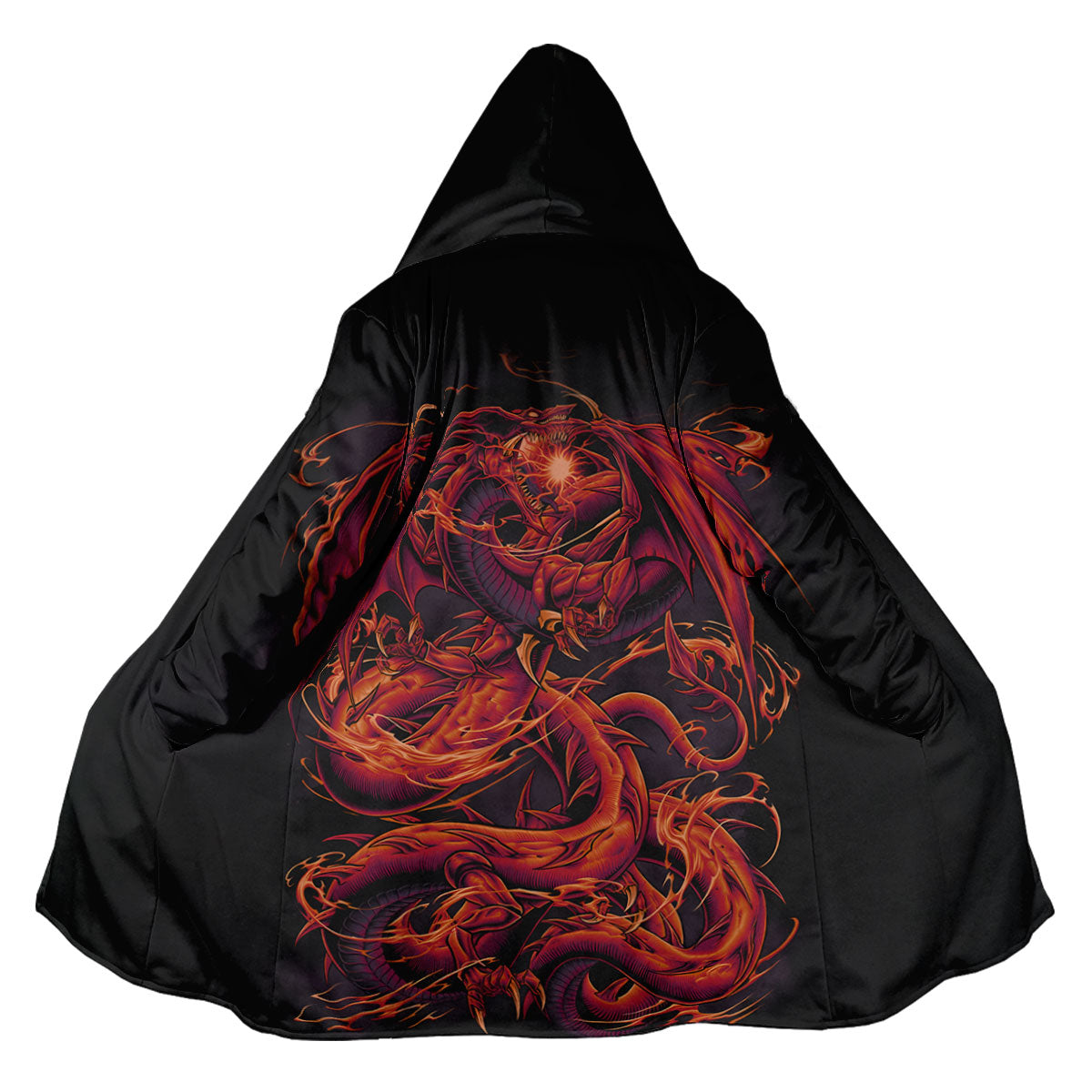 Yugioh Slifer The Sky Dragon Coiled In Crimson Aura Anime Apparel