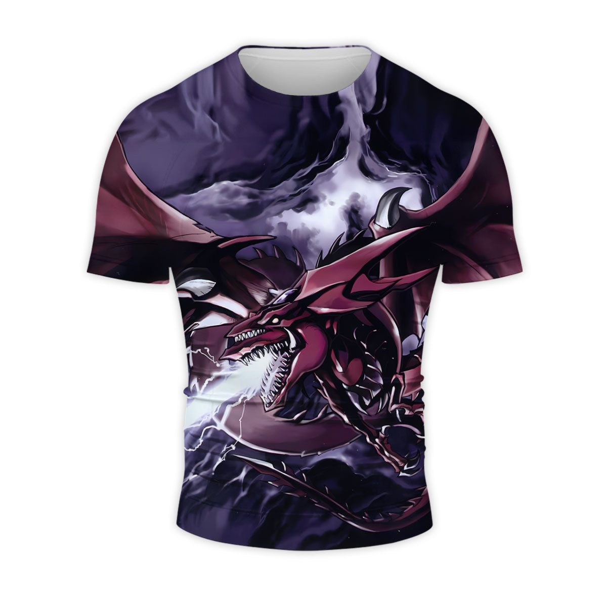Yugioh Slifer The Sky Dragon Flying And Attacking Darkness Anime Apparel