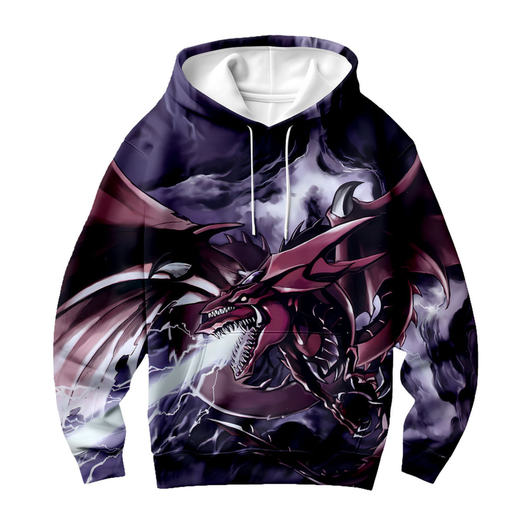 Yugioh Slifer The Sky Dragon Flying And Attacking Darkness Anime Apparel