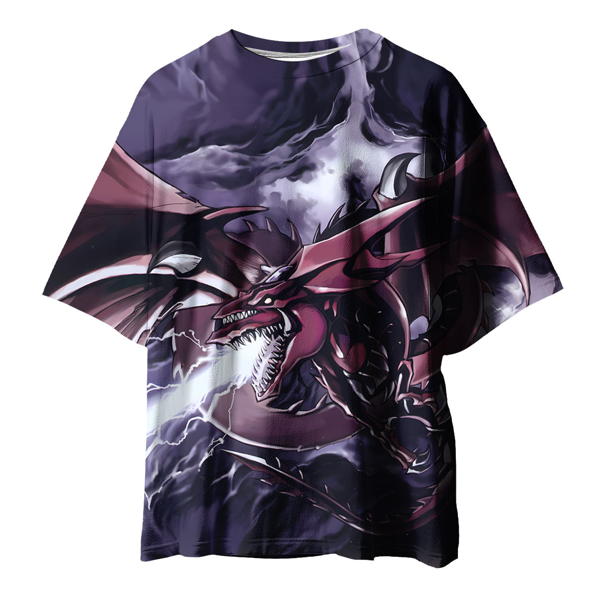 Yugioh Slifer The Sky Dragon Flying And Attacking Darkness Anime Apparel