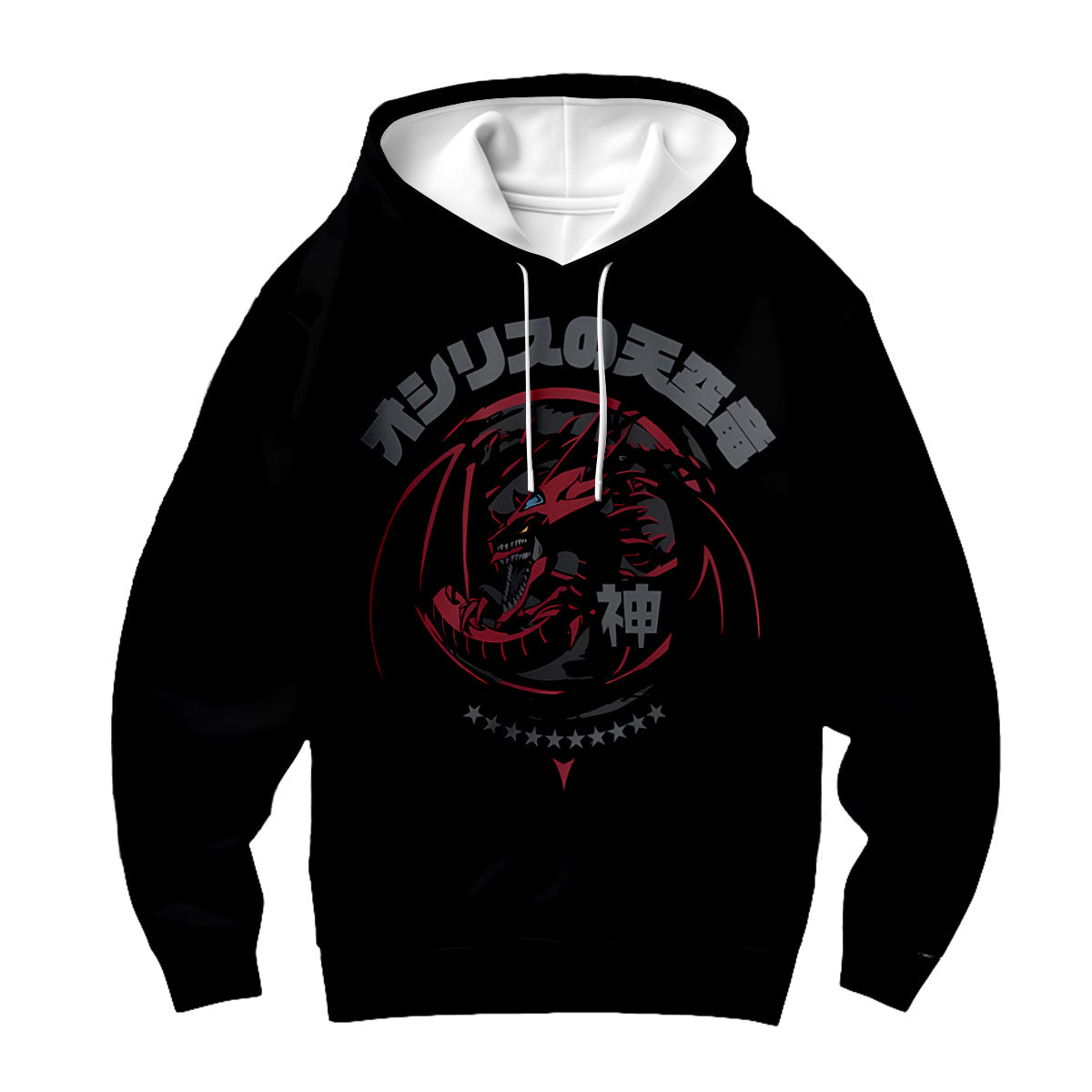 Yugioh Slifer The Sky Dragon Red And Black Anime Apparel