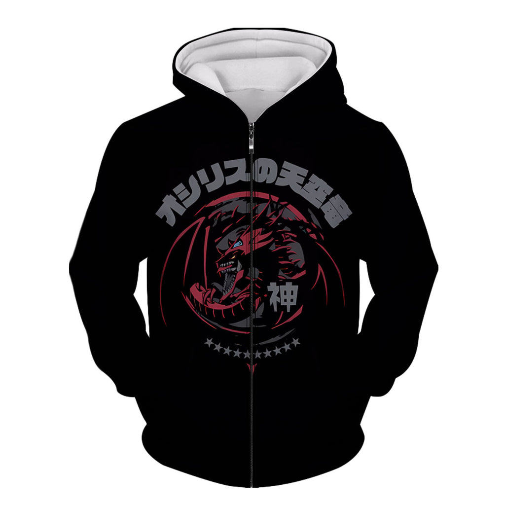 Yugioh Slifer The Sky Dragon Red And Black Anime Apparel