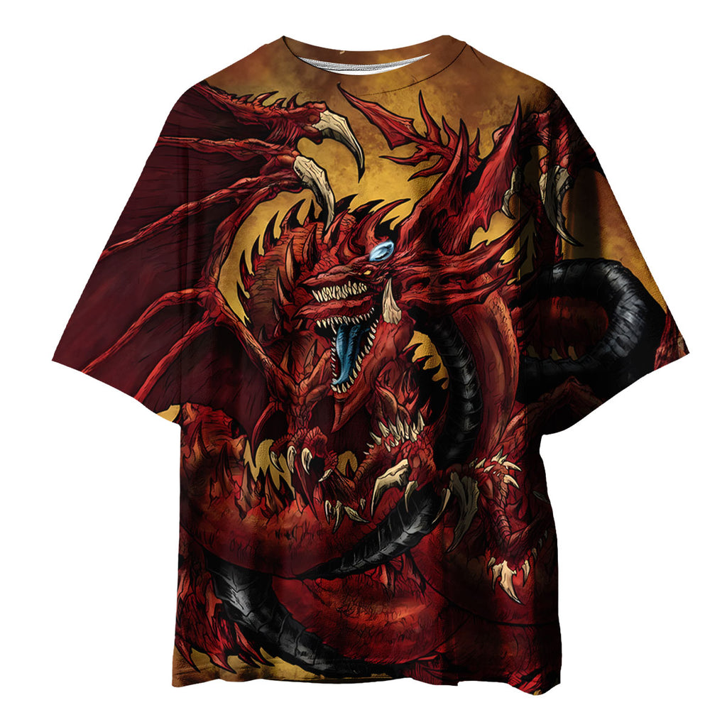 Yugioh Slifer The Sky Dragon Red And Ferocious Anime Apparel