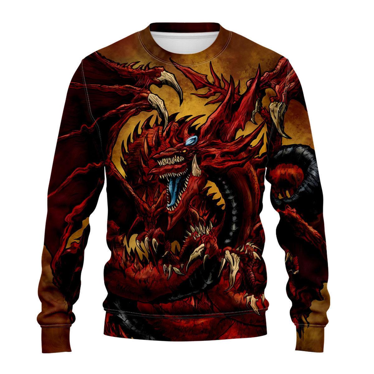 Yugioh Slifer The Sky Dragon Red And Ferocious Anime Apparel