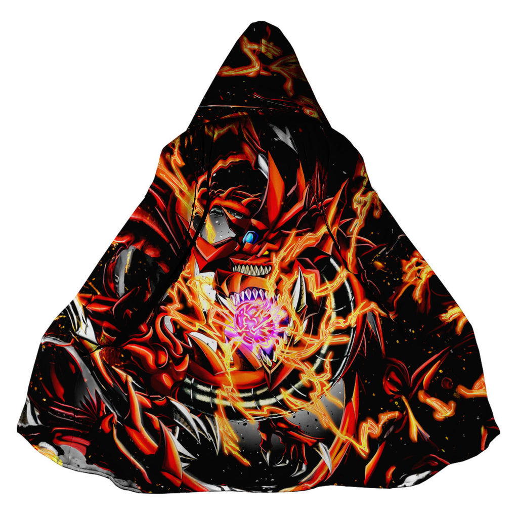 Yugioh Slifer The Sky Dragon With Red And Black Flames Anime Apparel