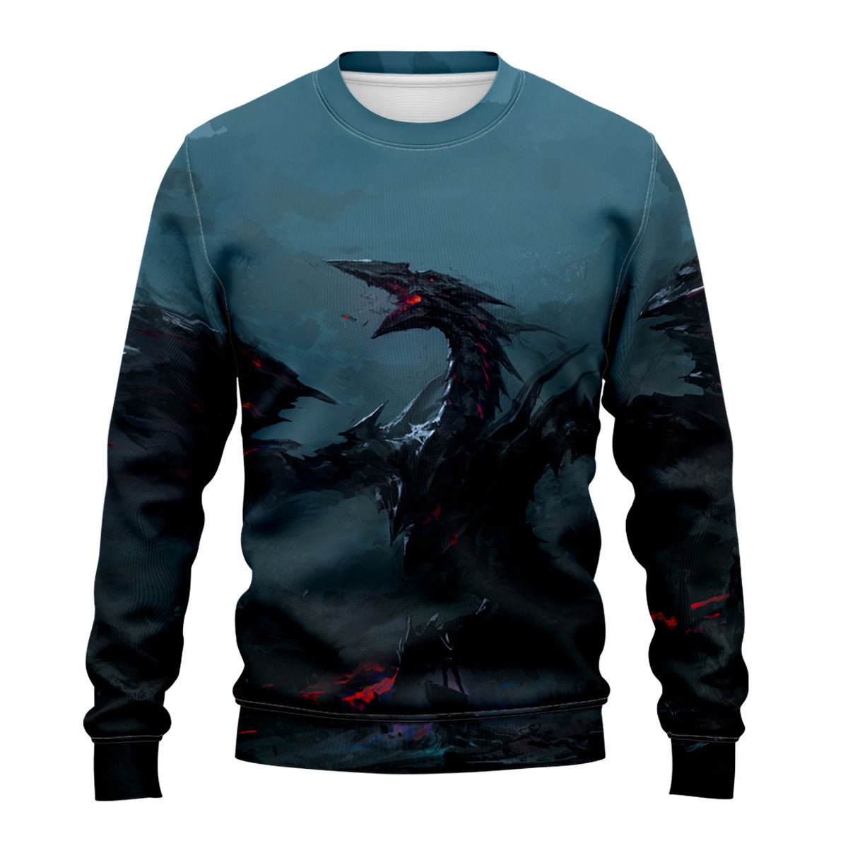 Yugioh Stardust Dragon Emerging In Dark Smoke Scene Anime Apparel