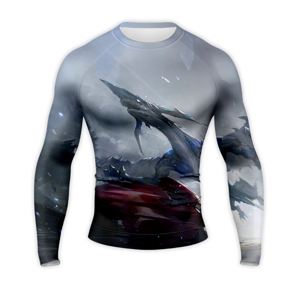 Yugioh! Stardust Dragon With Red Vehicle And Bluegray Anime Apparel