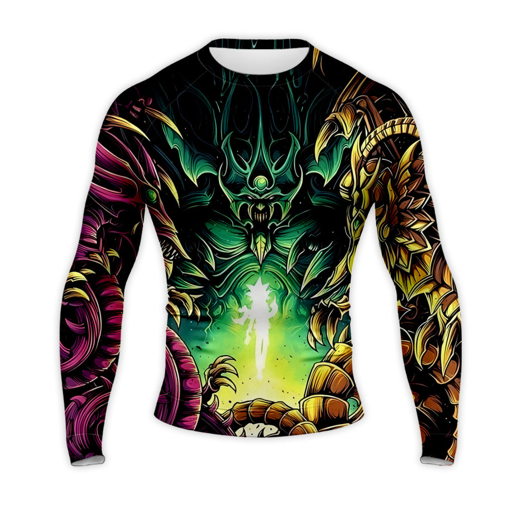 Yugioh The Three Egyptian Gods Clashing In Dark Battle Anime Apparel