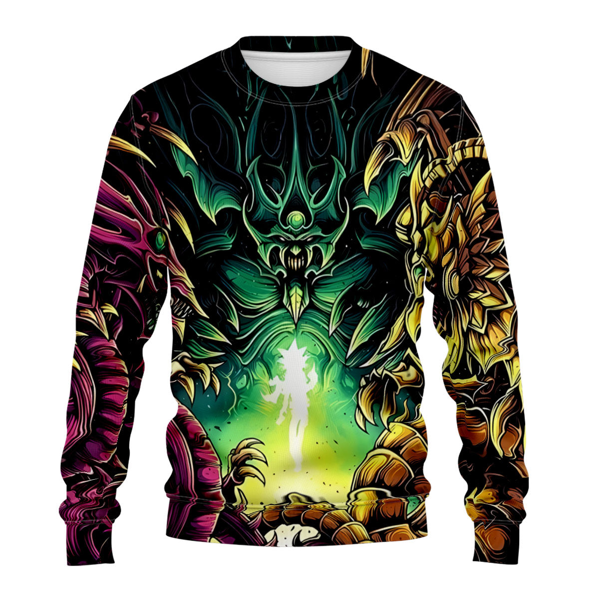 Yugioh The Three Egyptian Gods Clashing In Dark Battle Anime Apparel