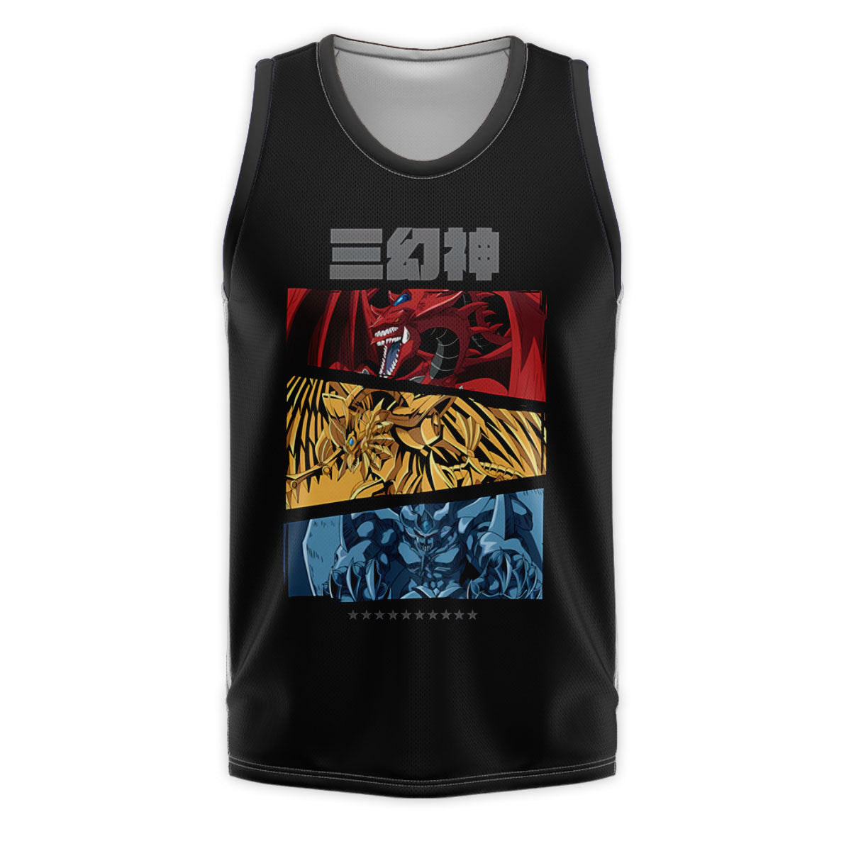 Yugioh The Three Egyptian Gods Majestic Divine Entities Anime Apparel