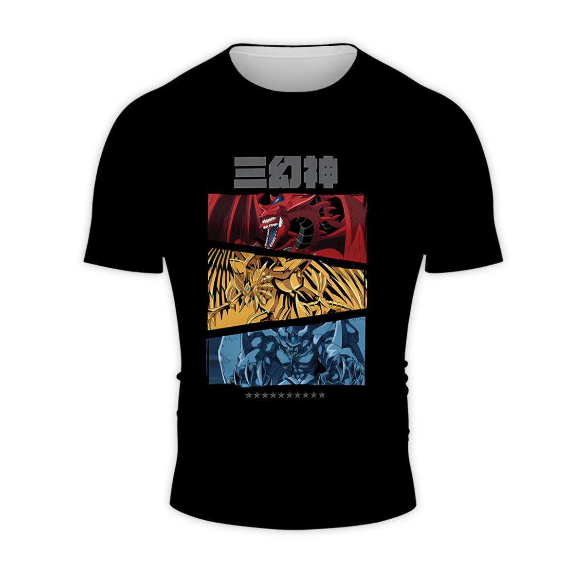 Yugioh The Three Egyptian Gods Majestic Divine Entities Anime Apparel