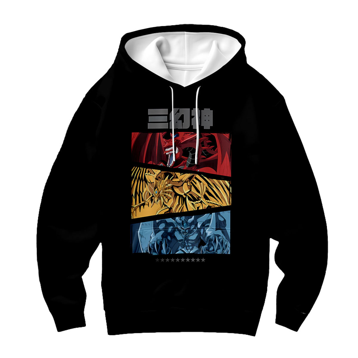 Yugioh The Three Egyptian Gods Majestic Divine Entities Anime Apparel