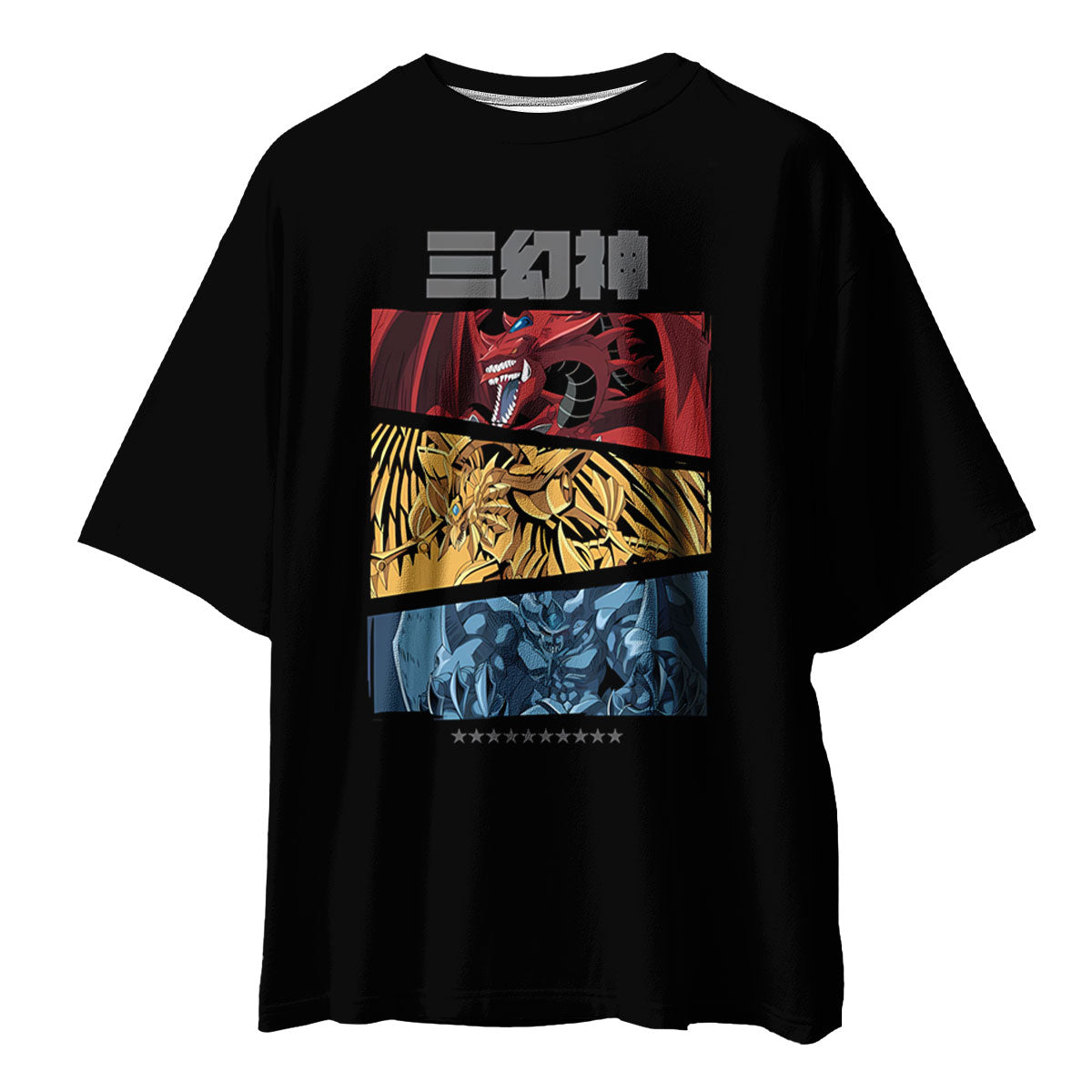 Yugioh The Three Egyptian Gods Majestic Divine Entities Anime Apparel