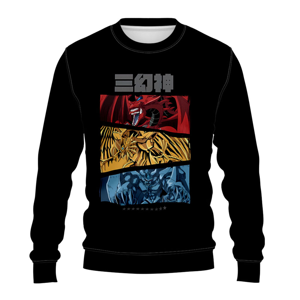 Yugioh The Three Egyptian Gods Majestic Divine Entities Anime Apparel
