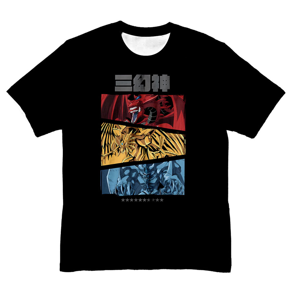 Yugioh The Three Egyptian Gods Majestic Divine Entities Anime Apparel
