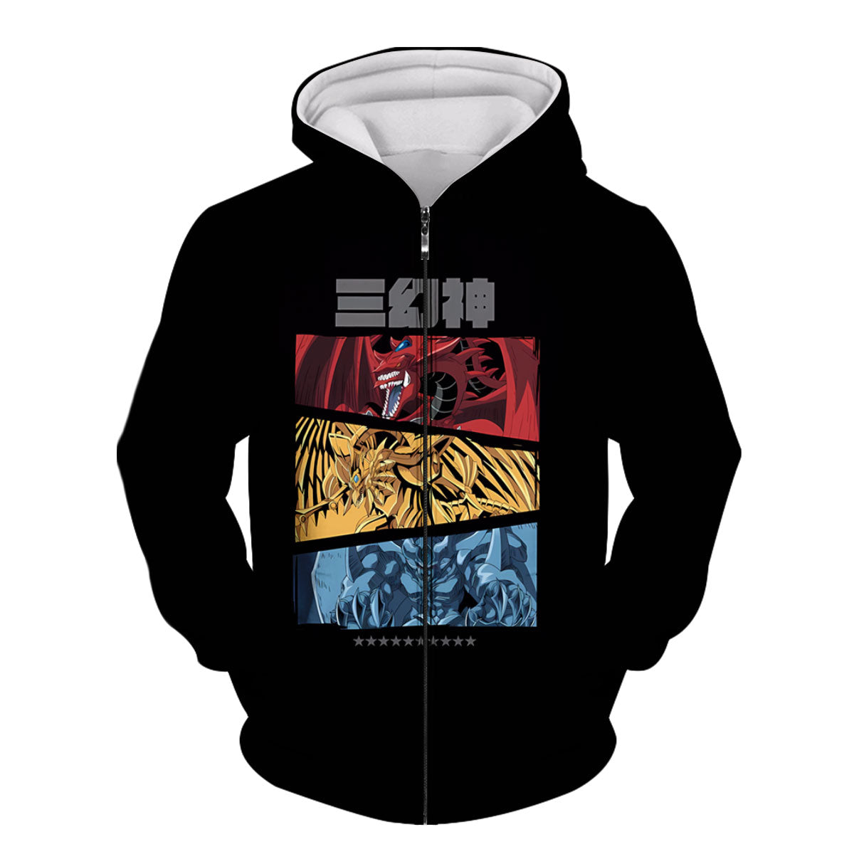 Yugioh The Three Egyptian Gods Majestic Divine Entities Anime Apparel